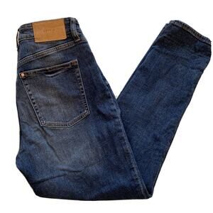 8 & Denim Women's Mom Jeans High Waist Medium Wash Buttonfly 29" Inseam